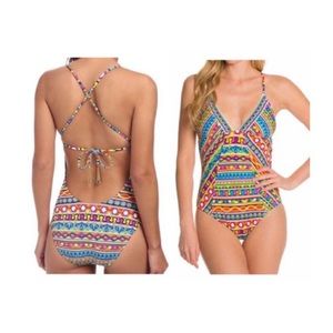 Trina Turk Peruvian Stripe One Piece